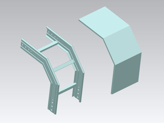 梯级式垂直弯通